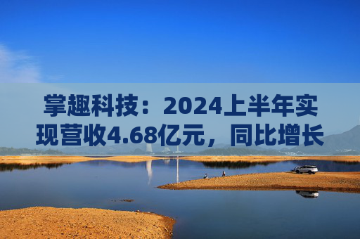 掌趣科技：2024上半年实现营收4.68亿元，同比增长2.02%