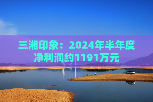 三湘印象：2024年半年度净利润约1191万元