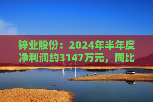 锌业股份：2024年半年度净利润约3147万元，同比增加5.79%