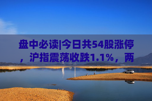 盘中必读|今日共54股涨停，沪指震荡收跌1.1%，两市下跌个股超4400只