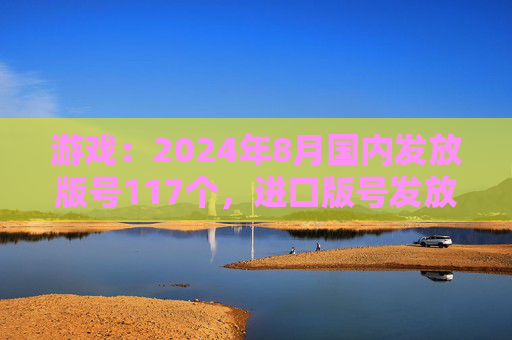 游戏：2024年8月国内发放版号117个，进口版号发放75个