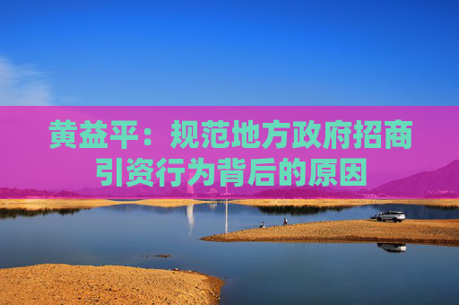 黄益平：规范地方政府招商引资行为背后的原因