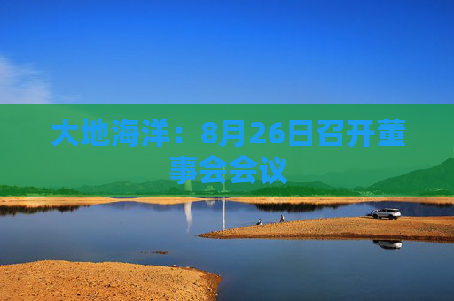 大地海洋：8月26日召开董事会会议