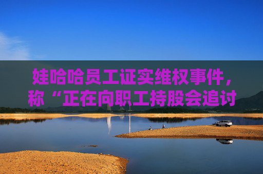 娃哈哈员工证实维权事件，称“正在向职工持股会追讨损失”