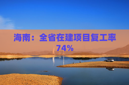 海南：全省在建项目复工率74%