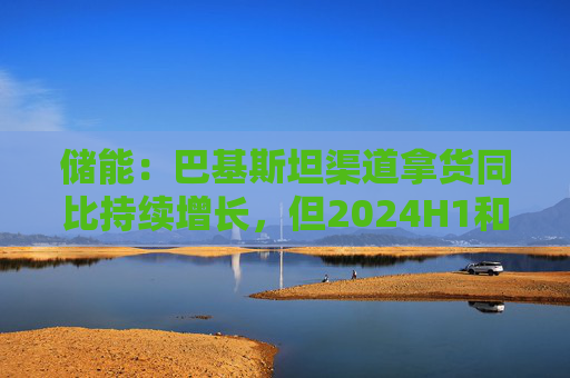 储能：巴基斯坦渠道拿货同比持续增长，但2024H1和2024H1总量差异不大