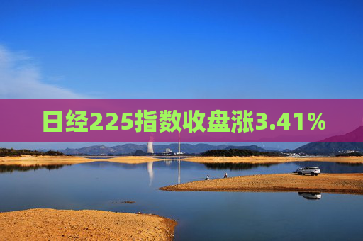 日经225指数收盘涨3.41%