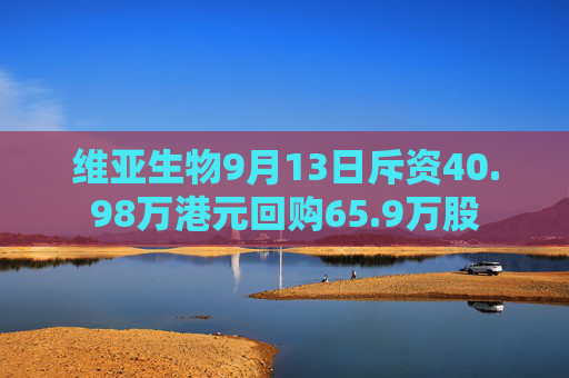 维亚生物9月13日斥资40.98万港元回购65.9万股