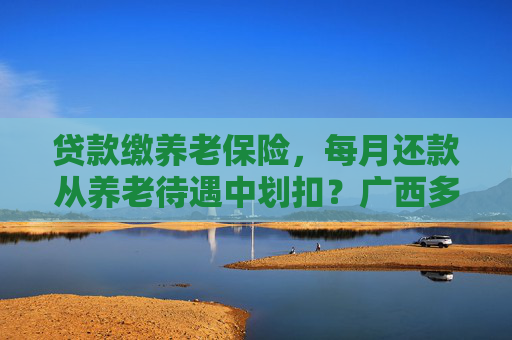 贷款缴养老保险，每月还款从养老待遇中划扣？广西多地推出“续保贷”