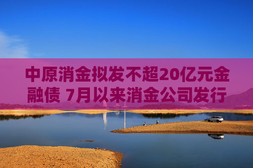 中原消金拟发不超20亿元金融债 7月以来消金公司发行金融债规模已逼近上半年