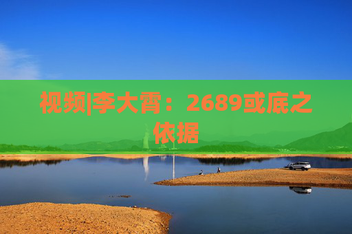 视频|李大霄：2689或底之依据