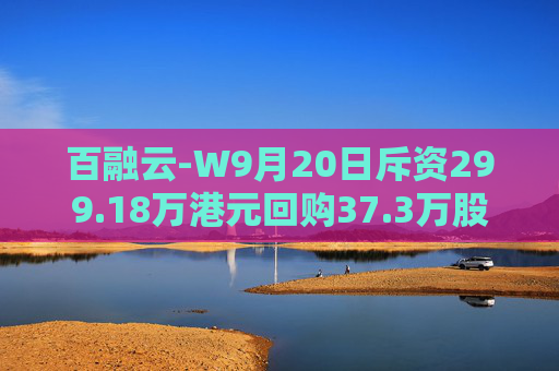 百融云-W9月20日斥资299.18万港元回购37.3万股