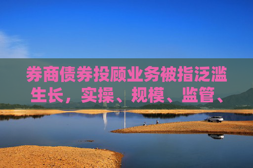 券商债券投顾业务被指泛滥生长，实操、规模、监管、风控等全面求证