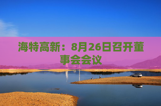 海特高新：8月26日召开董事会会议