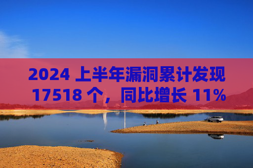 2024 上半年漏洞累计发现 17518 个，同比增长 11%