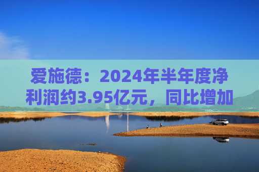 爱施德：2024年半年度净利润约3.95亿元，同比增加23.92%