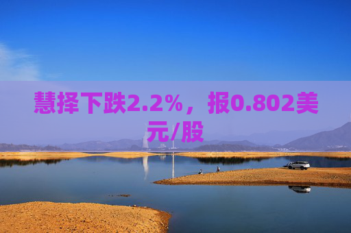 慧择下跌2.2%，报0.802美元/股