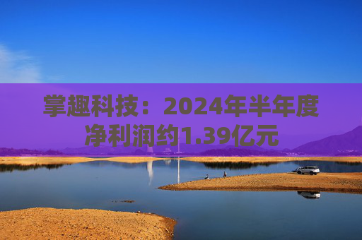 掌趣科技：2024年半年度净利润约1.39亿元