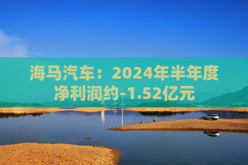 海马汽车：2024年半年度净利润约-1.52亿元