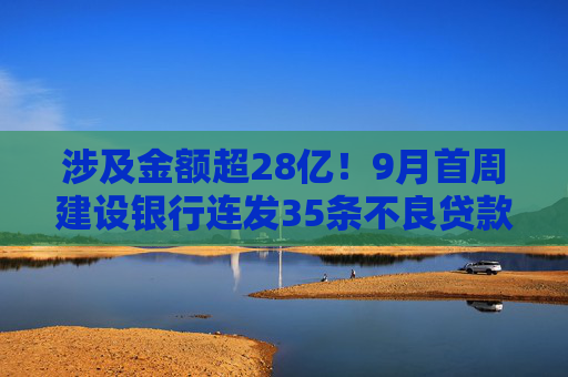 涉及金额超28亿！9月首周建设银行连发35条不良贷款转让信息 业内：银行零售端风险暴露压力加剧