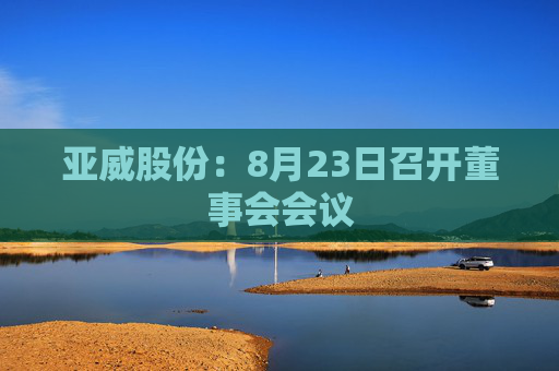 亚威股份：8月23日召开董事会会议